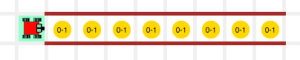 Initial setup showing ranges