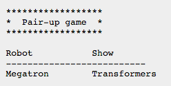 pair-up-game